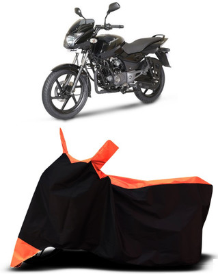 VESMEI Two Wheeler Cover for Bajaj(Pulsar 160 NS DTS-i, Orange)