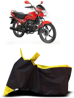 VESMEI Two Wheeler Cover for Hero(Passion Plus, Yellow)