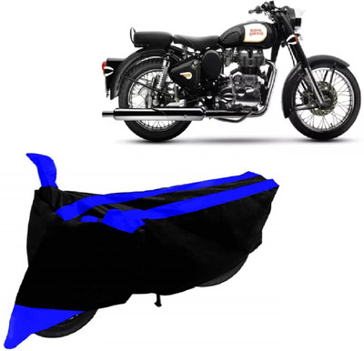 SMDP Waterproof Two Wheeler Cover for Royal Enfield(Classic 350, Blue)