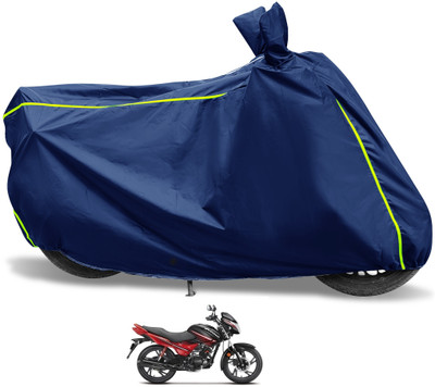 Euro Care Waterproof Two Wheeler Cover for Hero(Glamour, Blue)