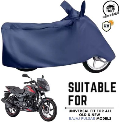 MADAFIYA Waterproof Two Wheeler Cover for Bajaj(Pulsar, Blue)