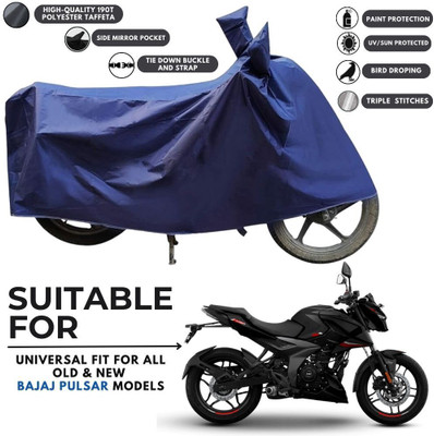 MADAFIYA Two Wheeler Cover for Bajaj(Pulsar NS 160, Blue)