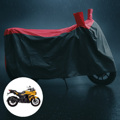 PAGORA Waterproof Two Wheeler Cover for Hero(MotoCorp Xtreme 200S, Grey, Red)
