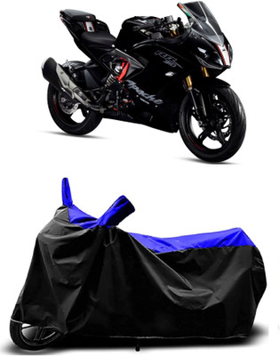 VESMEI Two Wheeler Cover for TVS(Apache RTR 310, Blue)