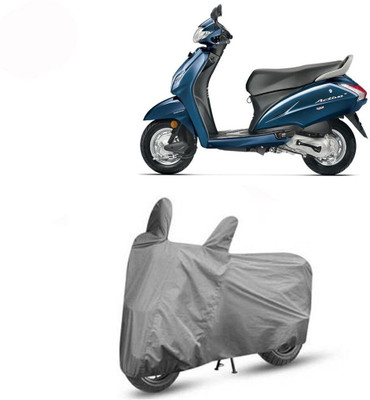 DeepShakshi AUTOMOTIVE Waterproof Two Wheeler Cover for Honda(Activa 4G, Grey)