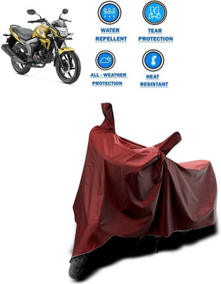 KEDIT Two Wheeler Cover for Honda(CB Trigger, Maroon)