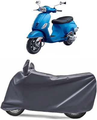 V VINTON Two Wheeler Cover for Piaggio(Vespa SXL, Grey)