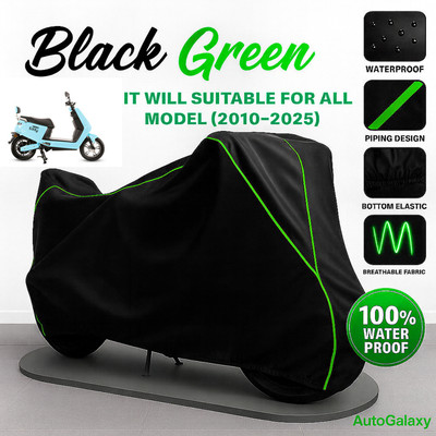 AutoGalaxy Waterproof Two Wheeler Cover for Hero(Electric E-Sprint, Black)