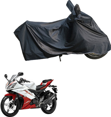 Motodreka Waterproof Two Wheeler Cover for Yamaha(YZF R15 Ver 2.0, Black)