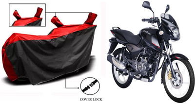PRPaccessories Two Wheeler Cover for Universal For Bike(Black, Red)