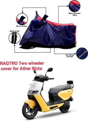 RAQTRO Two Wheeler Cover for Ather(Electric Scooter, Red, Blue)