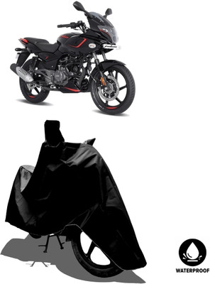 Amexride Waterproof Two Wheeler Cover for Bajaj(Pulsar 180F, Black)