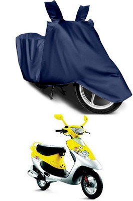 Furious3D Two Wheeler Cover for TVS(Scooty Pep Plus, Blue)