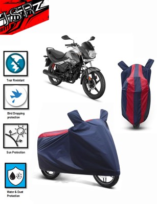 J S R Waterproof Two Wheeler Cover for Hero(Passion Pro, Blue, Red)