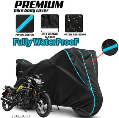 AutoGalaxy Waterproof Two Wheeler Cover for Honda(SP 125, Black)