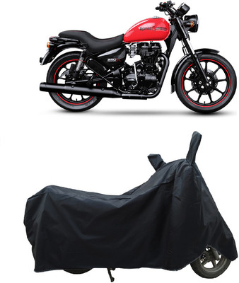 Coxtor Waterproof Two Wheeler Cover for Royal Enfield(Thunderbird 350, Black)