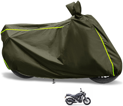 Euro Care Waterproof Two Wheeler Cover for Yamaha(FZ-X, Green)