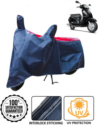 CARNEST Waterproof Two Wheeler Cover for Suzuki(Access, Blue, Red)