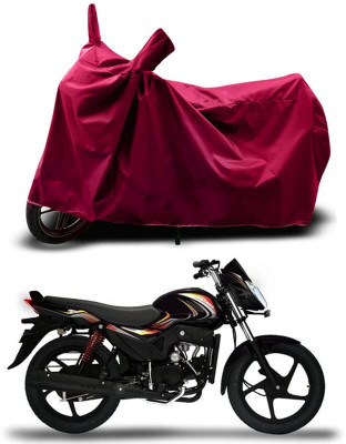 KEDIT Two Wheeler Cover for Mahindra(Pantero, Maroon)