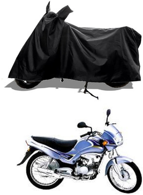 GROFATIK Two Wheeler Cover for Kinetic(GF 125, Black)