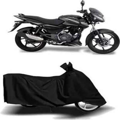 Mdstar Two Wheeler Cover for Bajaj(Pulsar 150, Black)