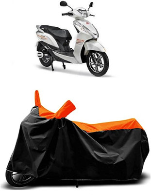 VESMEI Two Wheeler Cover for Ampere(Magnus Pro, Orange)