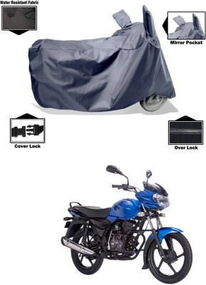 CODOKI Waterproof Two Wheeler Cover for Bajaj(Discover 100 DTS-i, Grey)