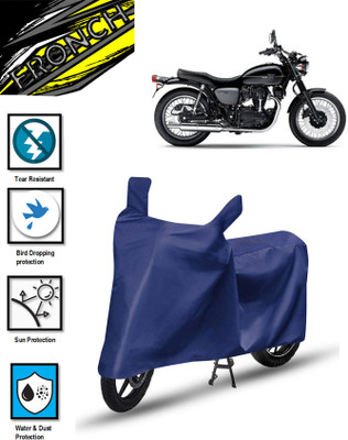 FRONCH Waterproof Two Wheeler Cover for Kawasaki(W800, Blue)
