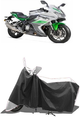 SUGASHRI Waterproof Two Wheeler Cover for Benelli(302R, White, Black)