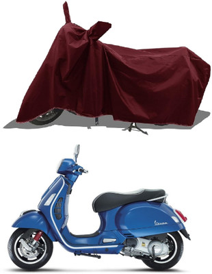 MWBB Waterproof Two Wheeler Cover for TVS(Flame SR125, Maroon)