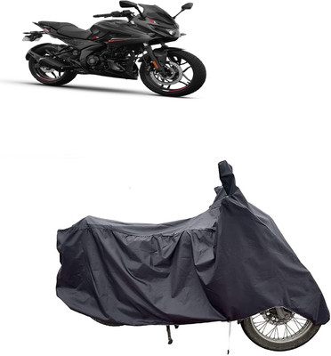 Anlopeproducts Waterproof Two Wheeler Cover for Bajaj(Pulsar 220F, Grey)