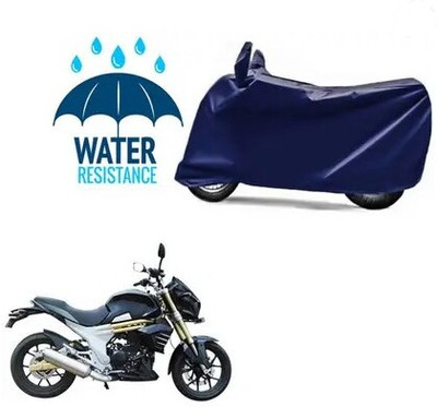 JVBRANGI Two Wheeler Cover for Mahindra(Mojo, Blue)