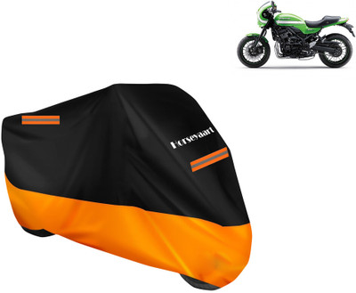Horseyaart Waterproof Two Wheeler Cover for Kawasaki(Z900 RS Cafe Racer BS6, Orange)
