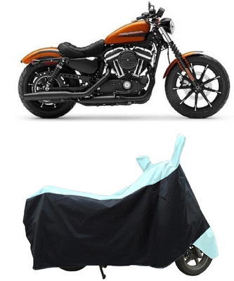 Coxtor Waterproof Two Wheeler Cover for Harley Davidson(Iron 883, White)
