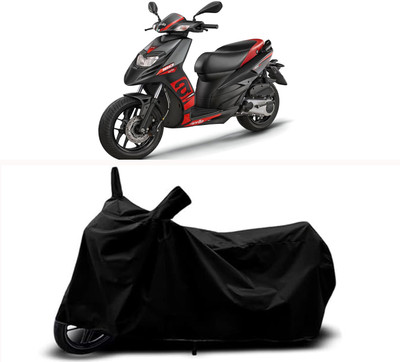 RABABLI Waterproof Two Wheeler Cover for Aprilia(Scooty, Black)