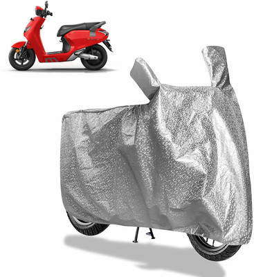 aksmit Waterproof Two Wheeler Cover for Bounce(Infinity E1, Silver)