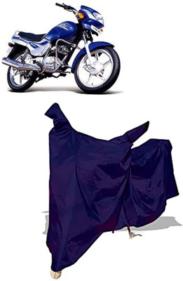 Amexride Two Wheeler Cover for TVS(Victor GLX, Blue)