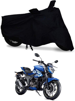 DeepShakshi AUTOMOTIVE Two Wheeler Cover for Suzuki(Gixxer 250, Black)