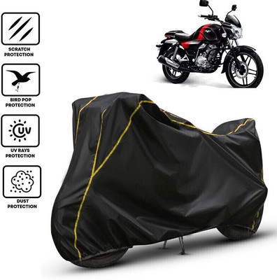 Shiv Kanha Waterproof Two Wheeler Cover for Bajaj(V15, Black, Yellow)