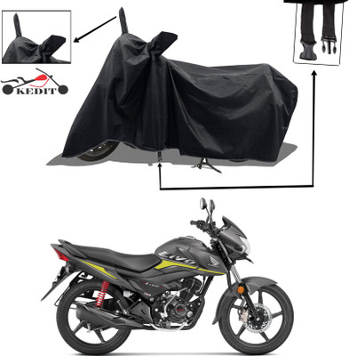 KEDIT Two Wheeler Cover for Universal For Bike(Livo, Black)