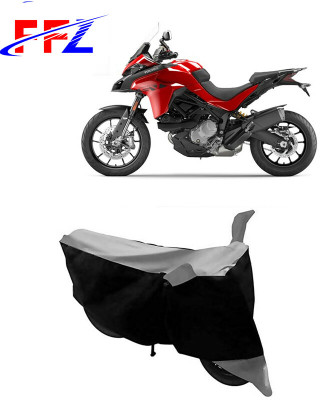 FFZ Waterproof Two Wheeler Cover for Ducati(Multistrada, Black, Grey)