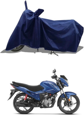 Mdstar Waterproof Two Wheeler Cover for Hero(New Glamour BS6, Blue)
