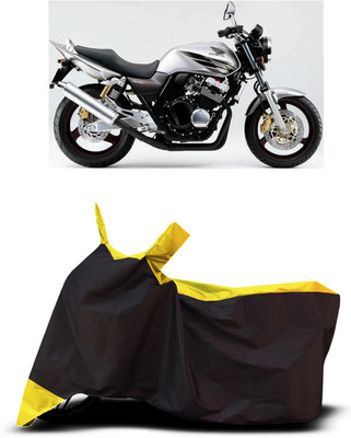 VESMEI Two Wheeler Cover for Honda(CB 400, Yellow)
