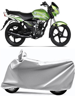 XOCAVO Two Wheeler Cover for TVS(Jive, Silver)