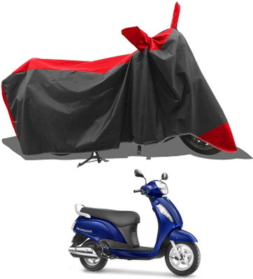 KEDIT Two Wheeler Cover for Suzuki(Access SE, Red)
