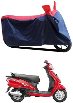 KEDIT Two Wheeler Cover for Hero(Duet, Red, Blue)