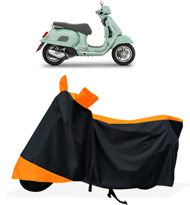 Tricway Two Wheeler Cover for Vespa(GTS 300 BS6, Orange)