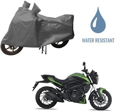 DeepShakshi AUTOMOTIVE Waterproof Two Wheeler Cover for Bajaj(Dominar, Grey)