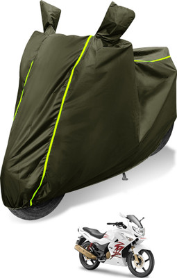 Auto Hub Waterproof Two Wheeler Cover for Hero(Karizma ZMR, Green)