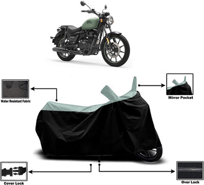 Amexride Two Wheeler Cover for Royal Enfield(Meteor 350, Multicolor)